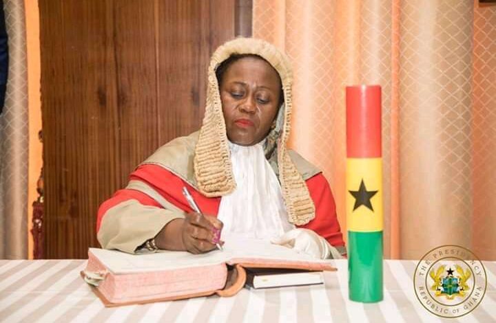 Suspended Chief Justice Gertrude Torkornoo