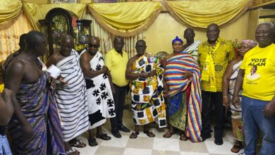 Alan Kyerematen, Offinsomanhene endorses Alan Offinsomanhene Nana Dwamena Akenten II and other dignitaries