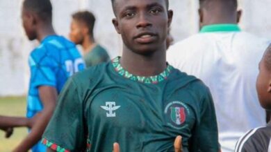 Sekondi Hasaacas forward,late Kwabena Baidoo