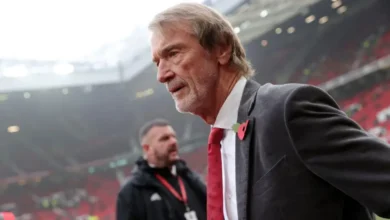 Sir Jim Ratcliffe, Manchester United's co-owner, owns 28.94% of the club