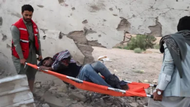 Houthi-run media say the detention centre in Saada was holding African migrants