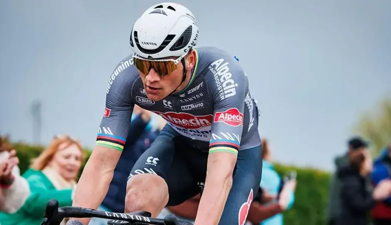 Mathieu van der Poel was won world titles in road racing, gravel cycling and cyclo-cross