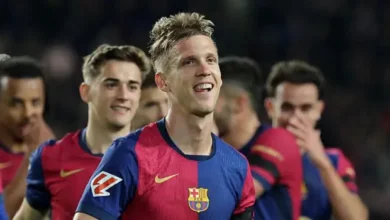 Dani Olmo has scored eight goals for Barcelona this season