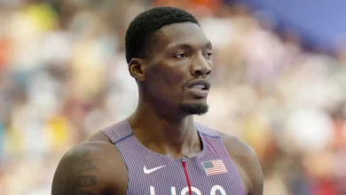 Fred Kerley won 100m bronze at the Paris 2024 Olympics