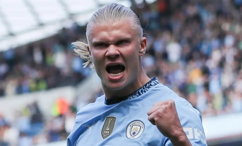 Manchester City striker Erling Haaland