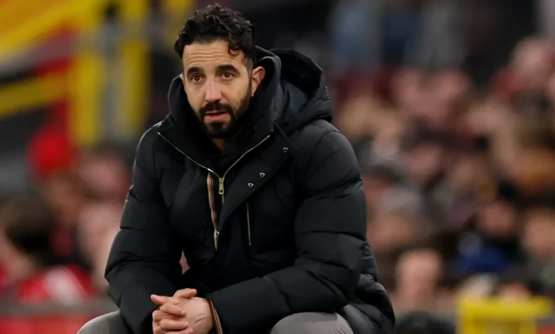 Manchester United head coach Ruben Amorim