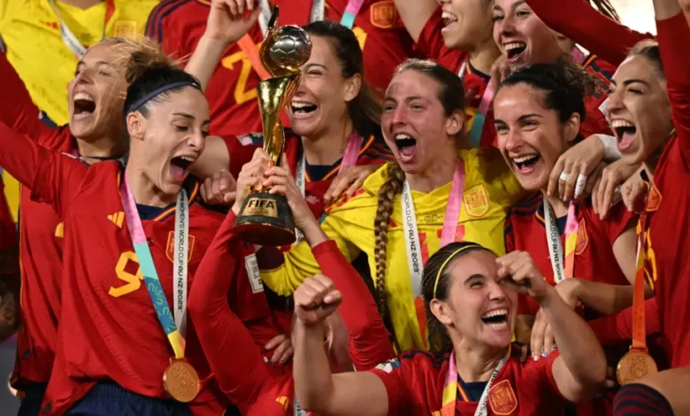 Spain beat England in the final to win the most recent Women's World Cup in 2023