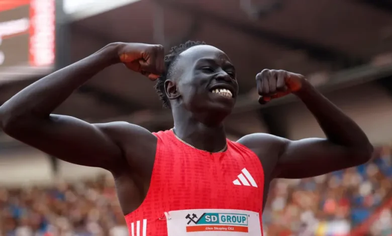 Gout Gout set a new personal best on his first senior race