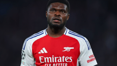 Ghanaian international footballer Thomas Partey