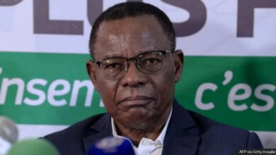 Maurice Kamto was President Paul Biya's main challenger in the previous election.