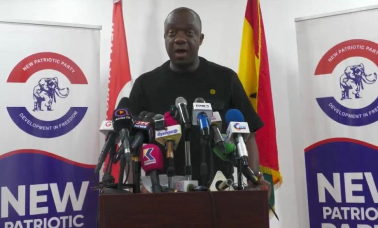 The General Secretary of the New Patriotic Party (NPP), Justin Frimpong Kodua