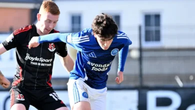 Christopher Atherton played for Glenavon at 13 years and 329 days old