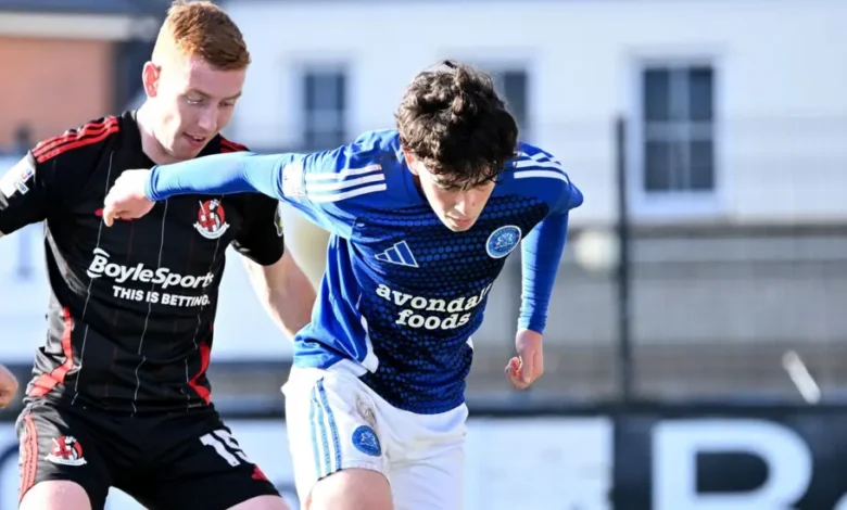 Christopher Atherton played for Glenavon at 13 years and 329 days old