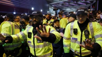 More than 700 officers were deployed in Birmingham to police the match