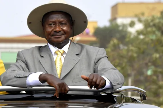 Uganda’s long-serving President, Yoweri Museveni