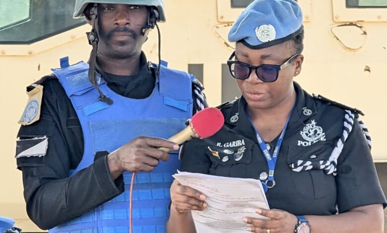 Chief Superintendent of Police (C/Supt) Mrs. Rosina Adwoa Donkor Gariba, Deputy Commanding Officer of the Ghana Formed Police Unit (FPU)