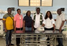 Project Team led by Georgina Fiagbenu (3rd from left), Acting General Manager - Sustainability and Shared Value conducts final inspection before the handover