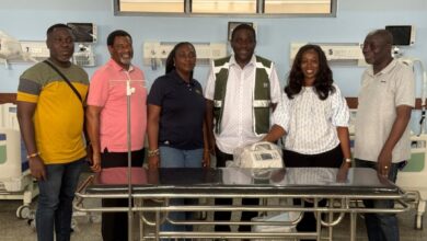 Project Team led by Georgina Fiagbenu (3rd from left), Acting General Manager - Sustainability and Shared Value conducts final inspection before the handover