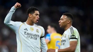 Jude Bellingham (left) and Kylian Mbappe had been sidelined for several of Real Madrid's most recent fixtures