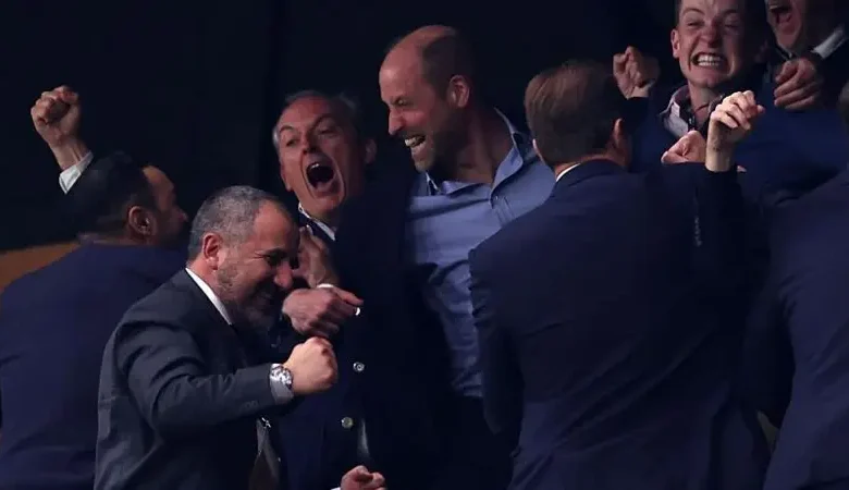 Prince William was among those celebrating in Istanbul as Aston Villa won the Europa League