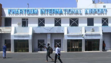 Officials say operations at the airport, pictured here in February, have been suspended following the drone strikes