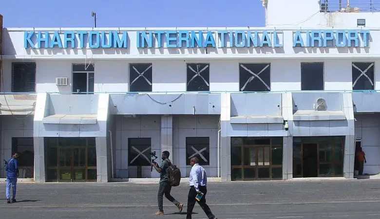Officials say operations at the airport, pictured here in February, have been suspended following the drone strikes
