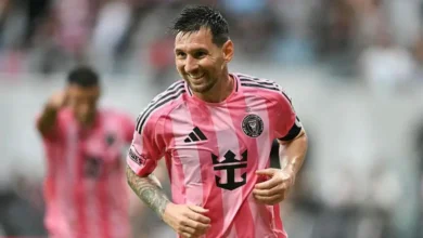 Lionel Messi is second in the MLS scoring charts this season