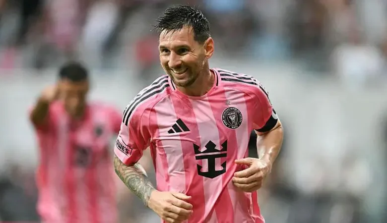 Lionel Messi is second in the MLS scoring charts this season