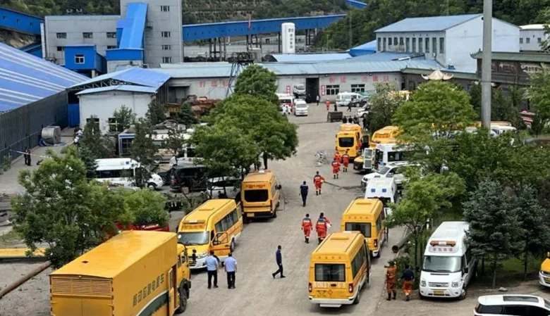 Reuters At the time of the explosion, 247 workers were said to be on duty