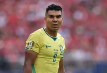 Casemiro started every game at the World Cup as Brazil progressed to the last 16