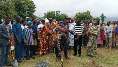 DCE ENERST OWUSU NTIM BREAKING THE GROUND