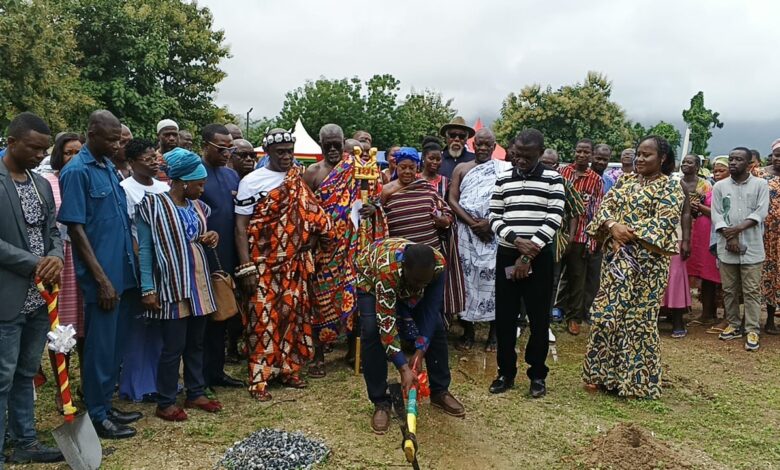 DCE ENERST OWUSU NTIM BREAKING THE GROUND