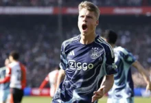 Sean Steur made 24 appearances for Ajax in 2025-26