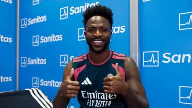 Vinicius Jr returned to Real Madrid on Monday to have his pre-season medical following Brazil's World Cup campaign