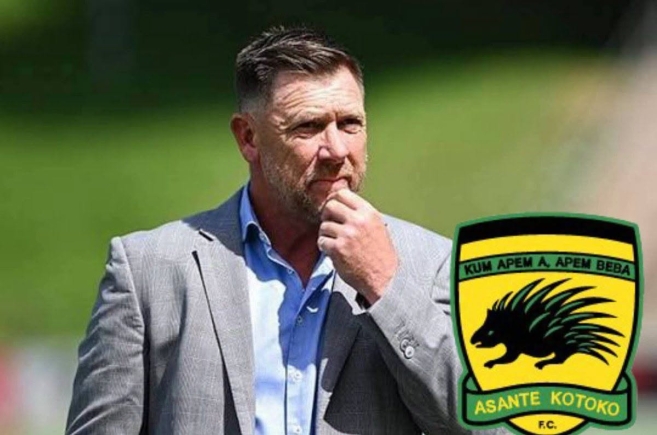Head coach of Asante Kotoko, Eric Tinkler