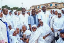 Chairman Odeneho Kwaku Appiah in a group pic with regional executives as well